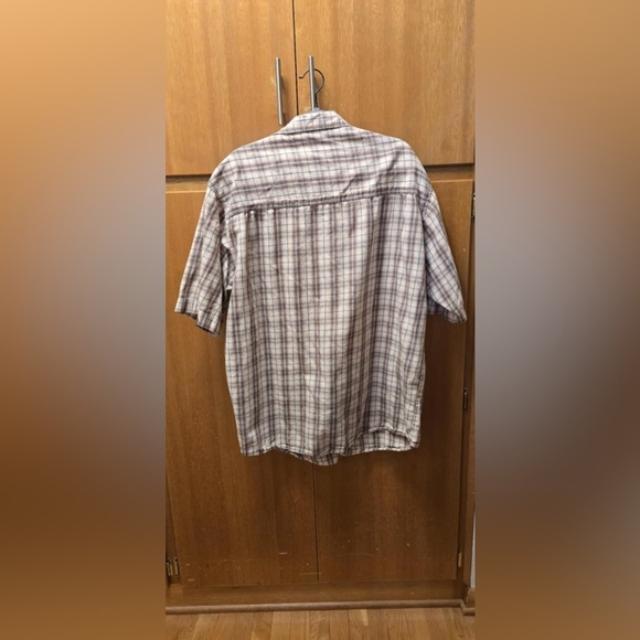 G-Unit Heavy Weight Men’s XL Plaid Button-Up Short Sleeve Shirt - Picture 2 of 3